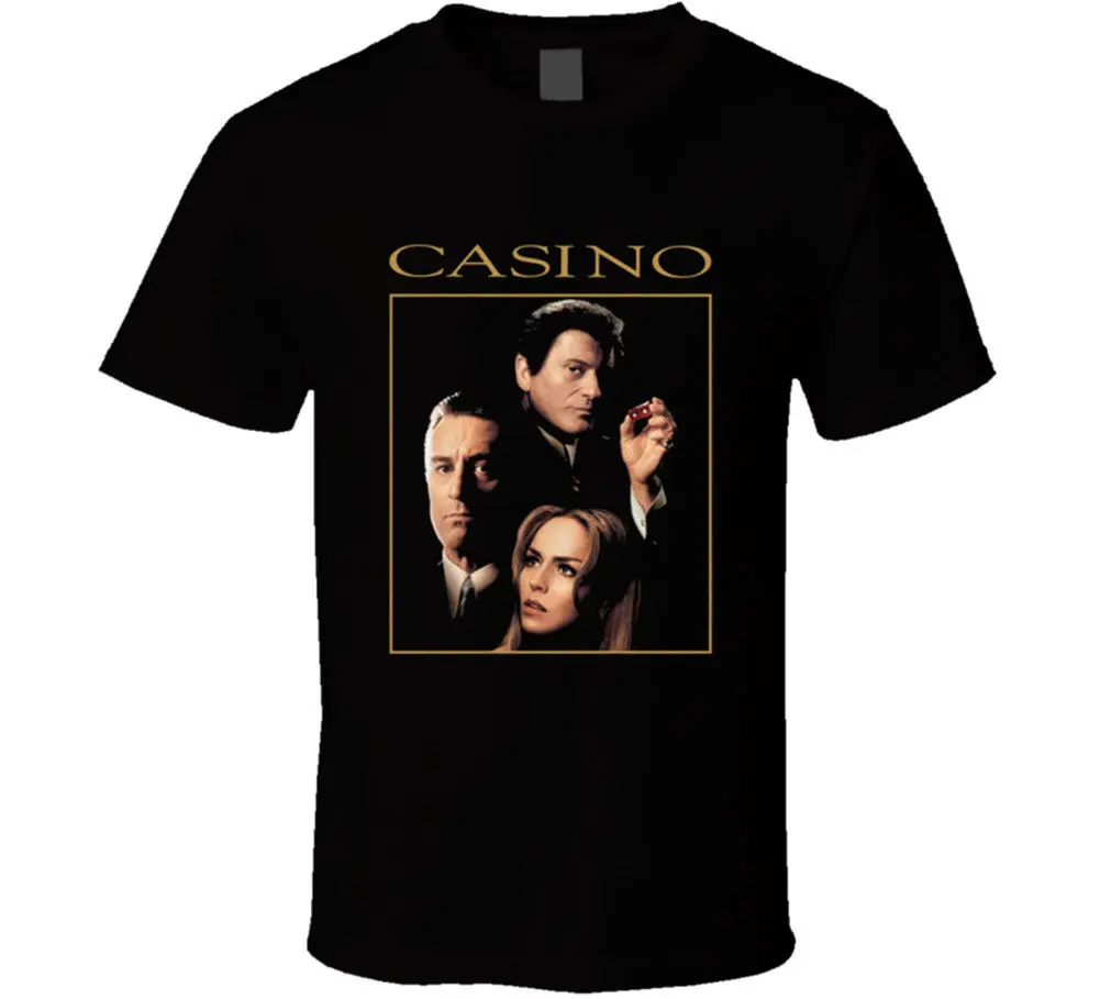 

Casino Gangster Movie Classic T Shirt Mens Tee Gift Short Sleeves Cotton T-Shirt Free Shipping TOP TEE