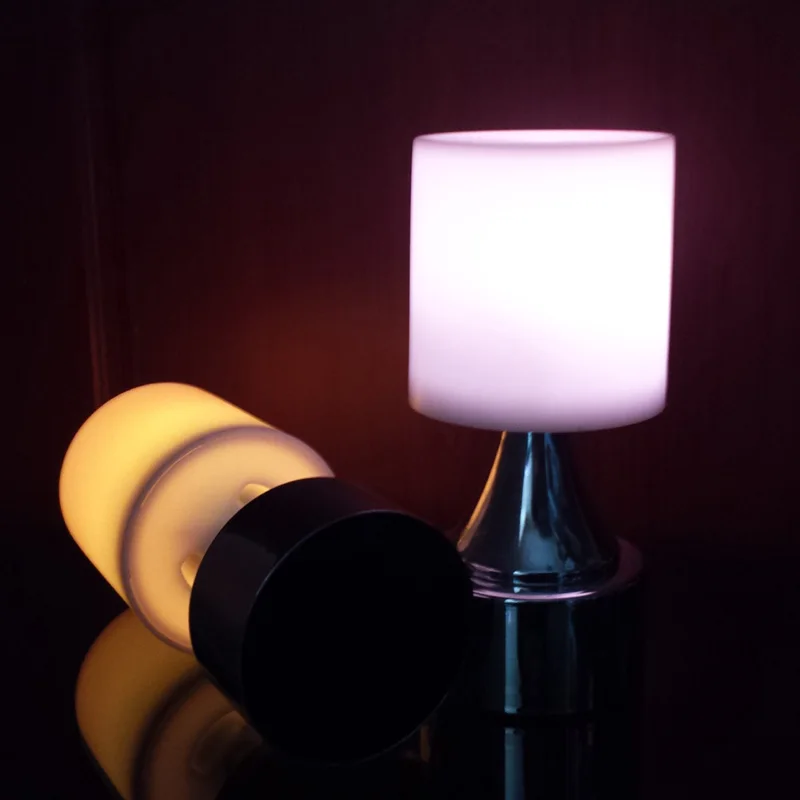 Настольные лампы из АБС пластика с хромированной основой креативный прибор