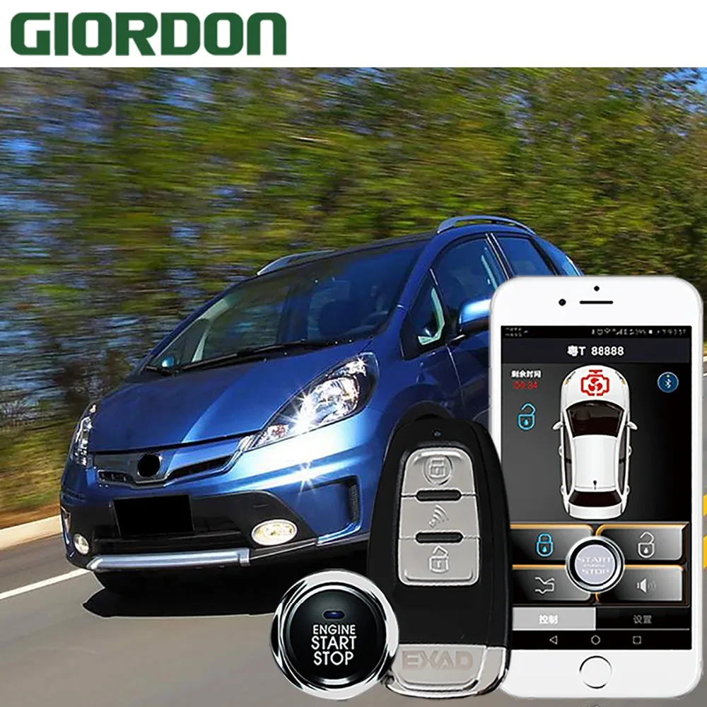 Подходит для 13 автомобильных аксессуаров без ключа удобная система PKE Phone APP
