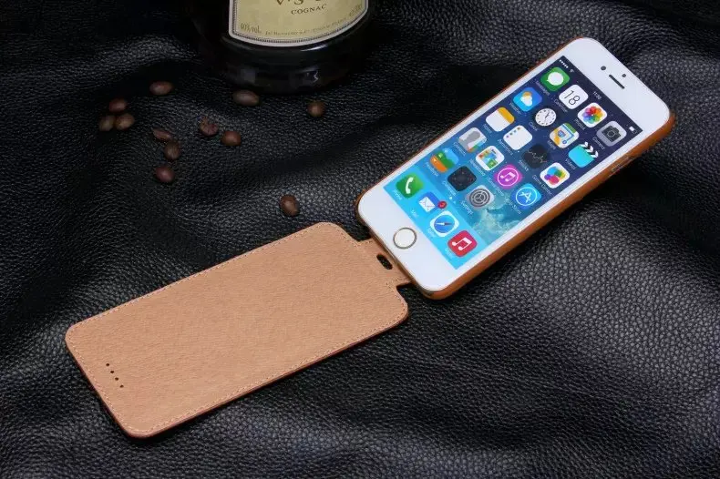 Вертикальный флип Оригинальный чехол для iPhone 6 plus/6s plus из натуральной коровьей