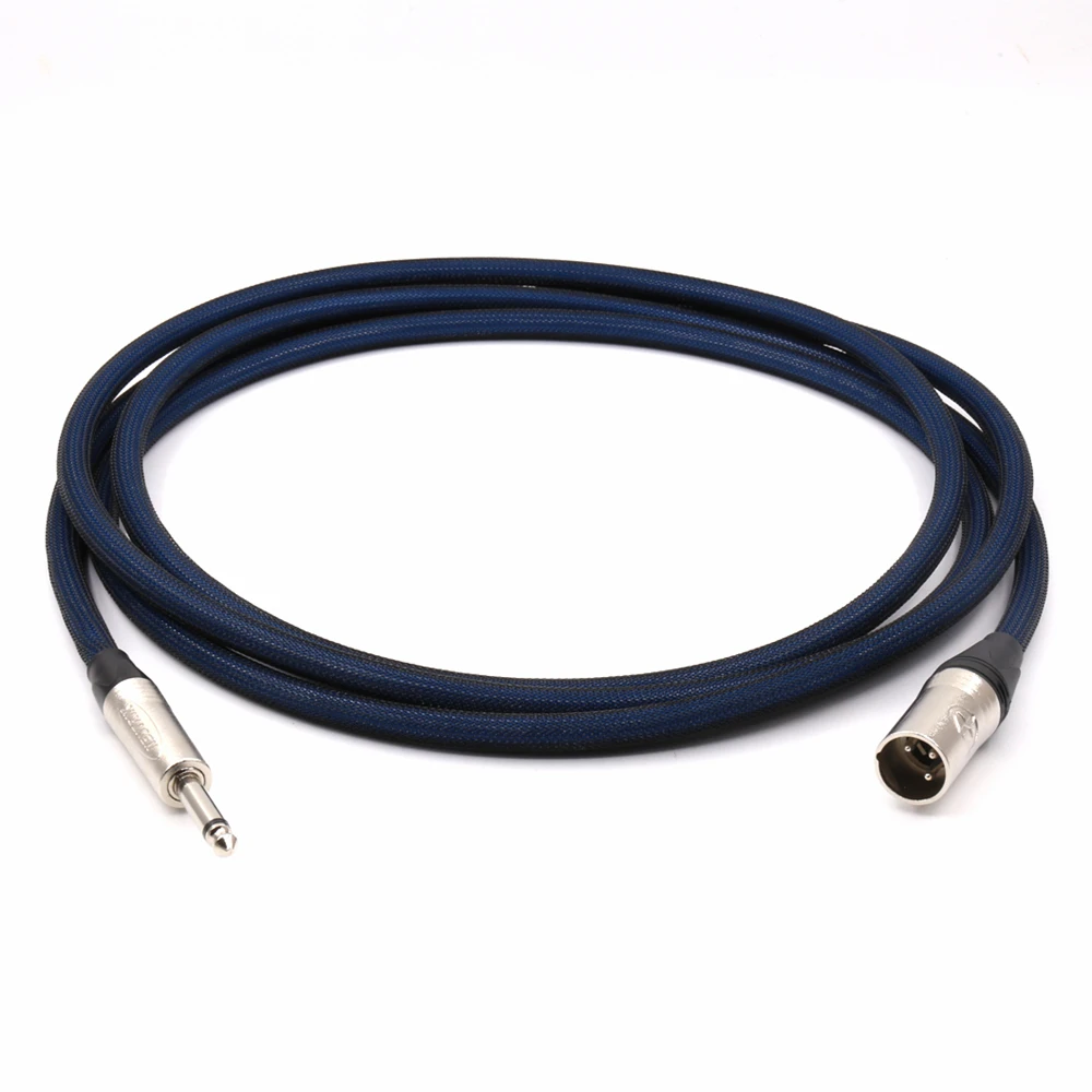 3 м посеребренный XLR штекер к 6 мм разъем стерео микрофонный кабель|stereo microphone