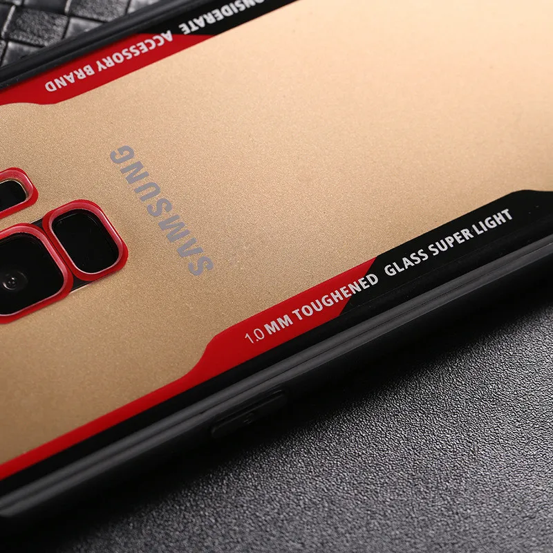 Для Samsung Galaxy S7 Edge S8 S9 Note 8 9 A8 A6 Plus J6 J3 J5 J7 2017 Прозрачный жесткий пластиковый
