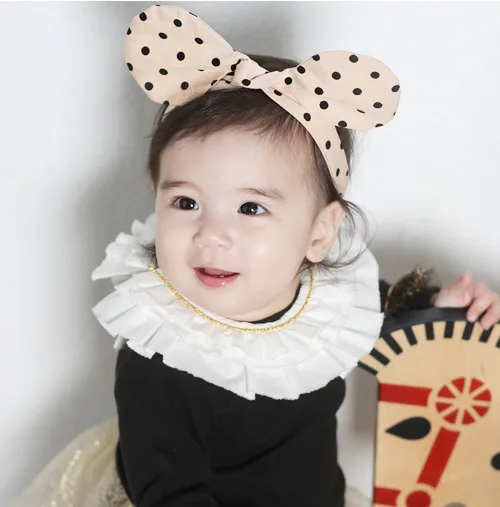 New Mickey Ears Headband Cartoon Minnie ears christmas Headband Bow Modeling Girl Hair Accessories Birthday Party Celebration