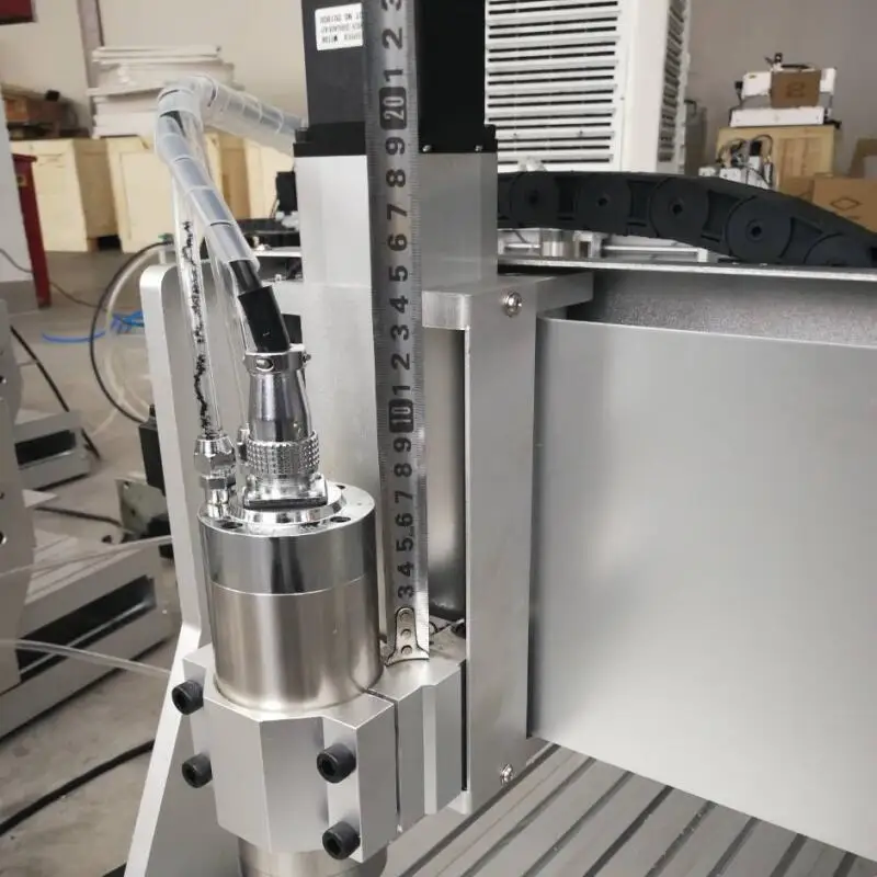 CNC Металл гравировальный станок 6040 для стали медь алюминий 1500 Вт водяное