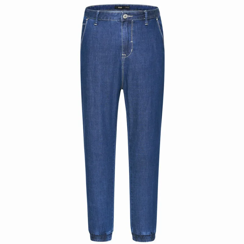 SEMIR мужские укороченные джинсы потертые с боковыми карманами облегающие до