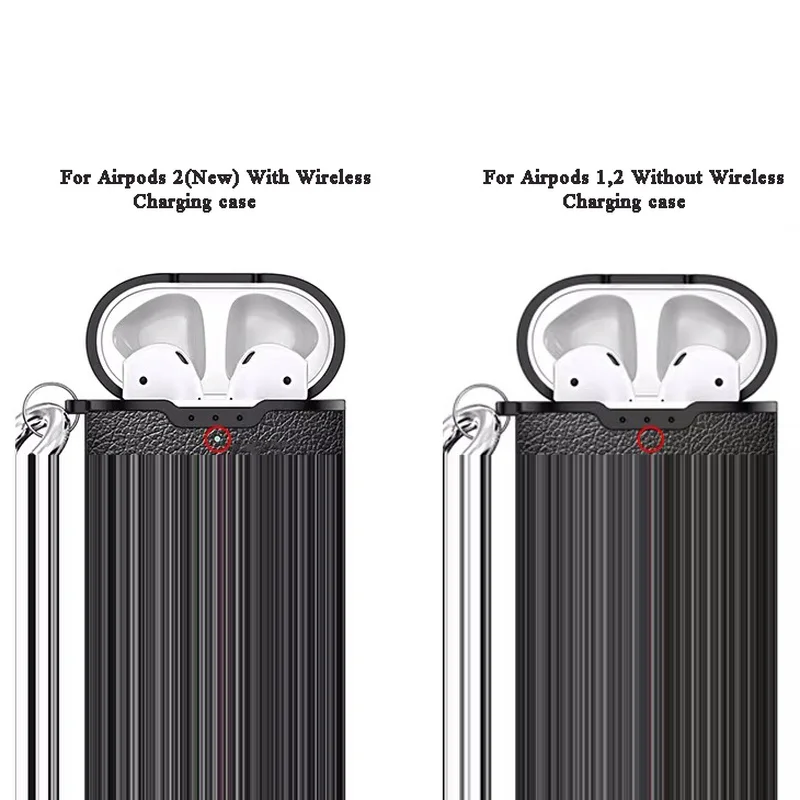 Чехол для наушников для Airpods 2 1 чехол роскошный чехол из силикона и ТПУ с рисунком личи беспроводной зарядки чехол для Apple Airpods