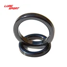 LureSport 6 шт. кольцо Alconite керамическое черное кольцо стержень направляющее кольцо стержень Ремонт компонентов DIY аксессуары
