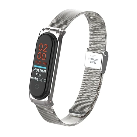 Buckle Sliver YUEDAER mi Band 4 металлический ремешок для Xiaomi mi Band 4 ремешок браслет из нержавеющей стали mi Band 4 ремешки на запястье mi lanese Loop mi Band 4 - Цвет: Buckle Sliver