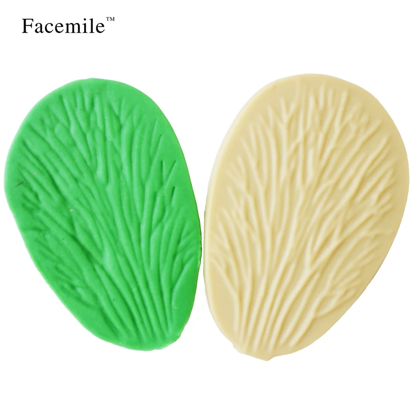Facemile 5PCS/Set Bakeware Leaf Mold Shaped Silicone Cake Decoration Fondant Mould 53020 Gift | Дом и сад