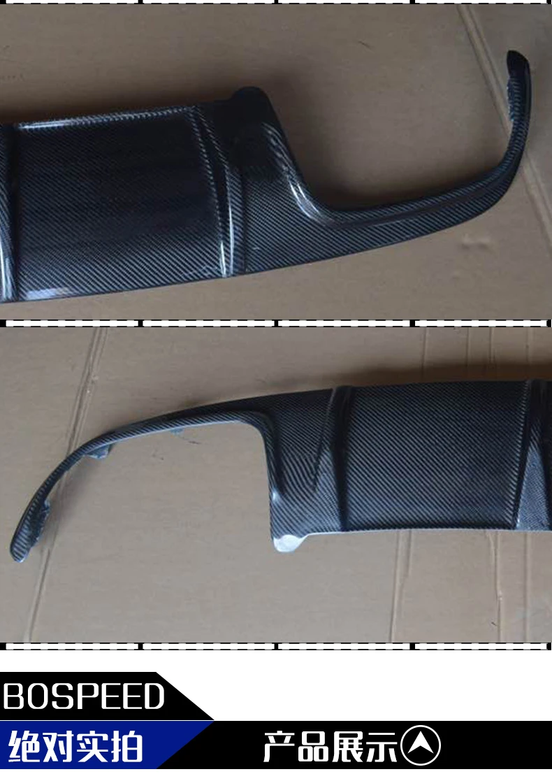 Fit for Mercedes-Benz C W204 C63 carbon fiber Rear diffuser bumper rear lip spoiler | Автомобили и мотоциклы