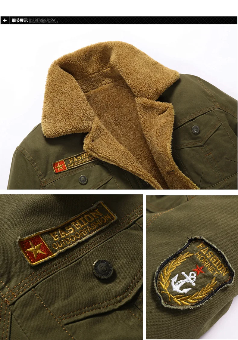 Зимняя мужская куртка-бомбер 5XL 6XL Air Force Pilot MA1, Теплая мужская куртка с меховым воротником, мужские тактические флисовые куртки