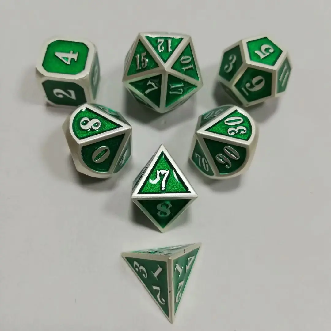 Завод Dnd набор металлических игральных костей Rpg многогранные Подземелья и Драконы цифровые красные кубики настольные игры цинковый сплав D20 6 10 8 12