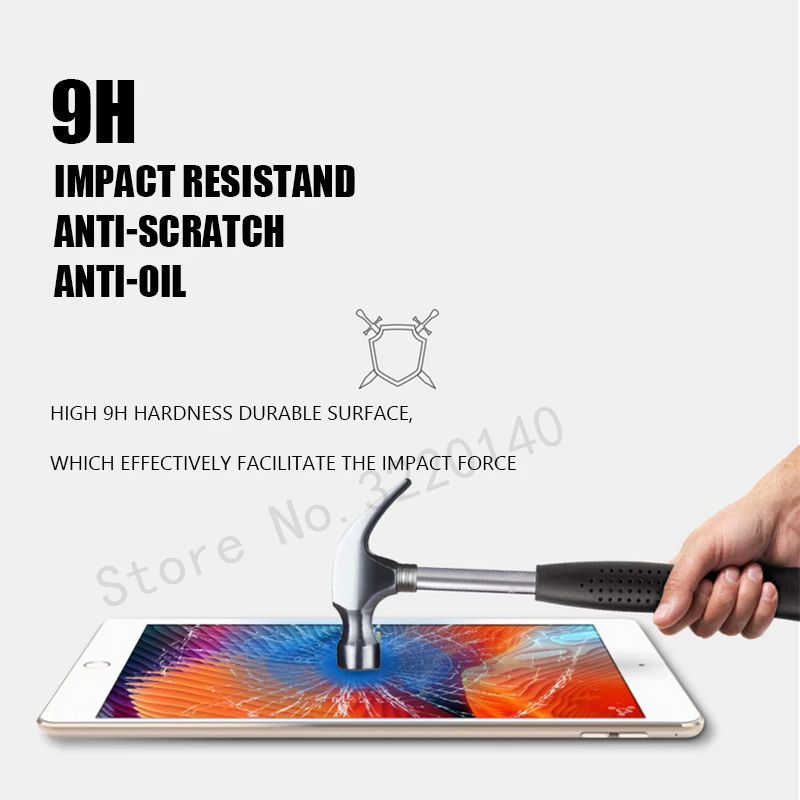 Полное покрытие из закаленного стекла для Apple ipad Mini 1 2 3 4 защитная пленка экрана air