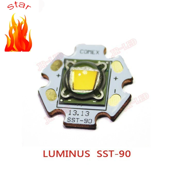 1 шт. Luminus SST 90 30 Вт светодиодный излучатель 2250LM белый 6500K синий 460NM теплый 3000K модуль