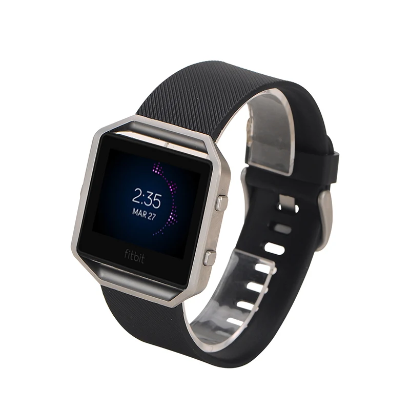 S/L силиконовый ремешок для Fitbit blaze Quick Release мягкий резиновый спортивный запасной