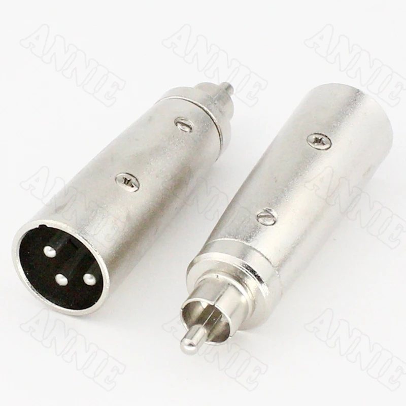 

Коннектор микрофона Lotus 10 шт./лот J3P 3 Pin XLR «папа»-«папа» J RCA