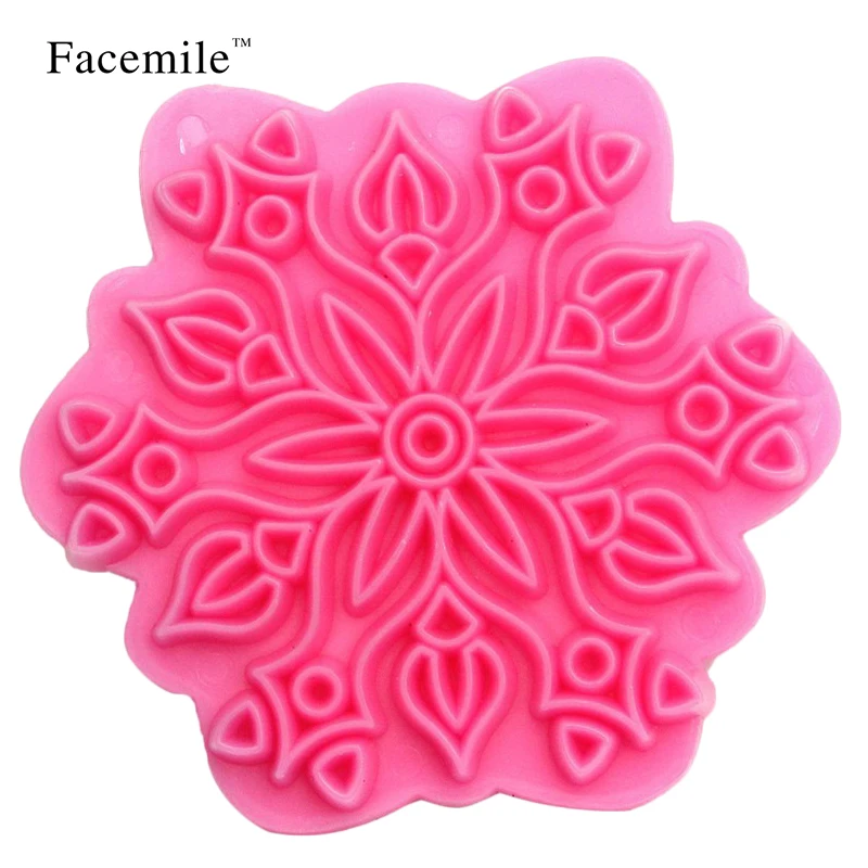 4 шт./компл. Снежинка Подарочный тиснитель Рождественский кружевной пресс