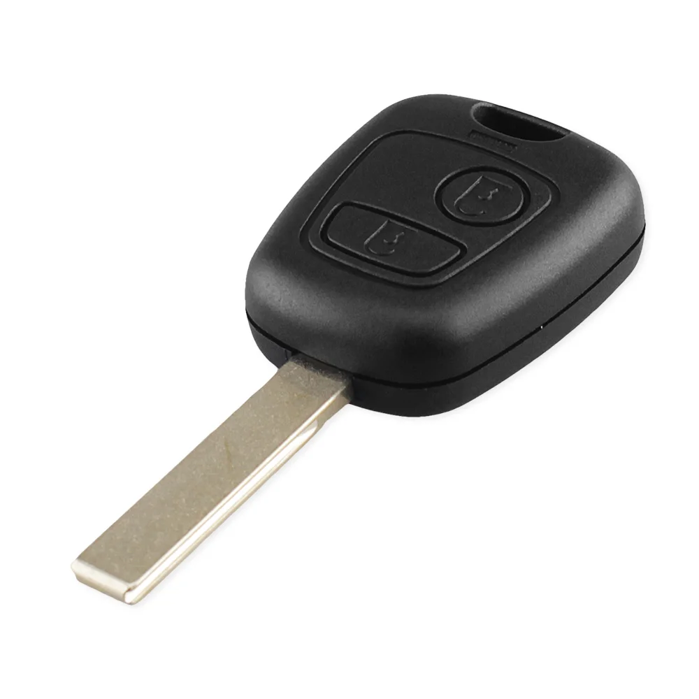 KEYYOU 2 кнопочный ключ автомобиля чехол Брелок дистанционного управления для Citroen, C1 C2 C3 C4 XSARA Picasso для peugeot 307 107 207 407