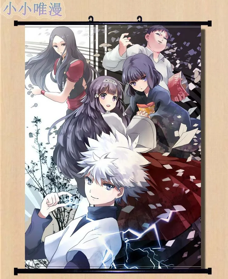 Декоративные изображения Аниме Охотник х персонажи Illumi Zoldyck & Kalluto Killua домашний