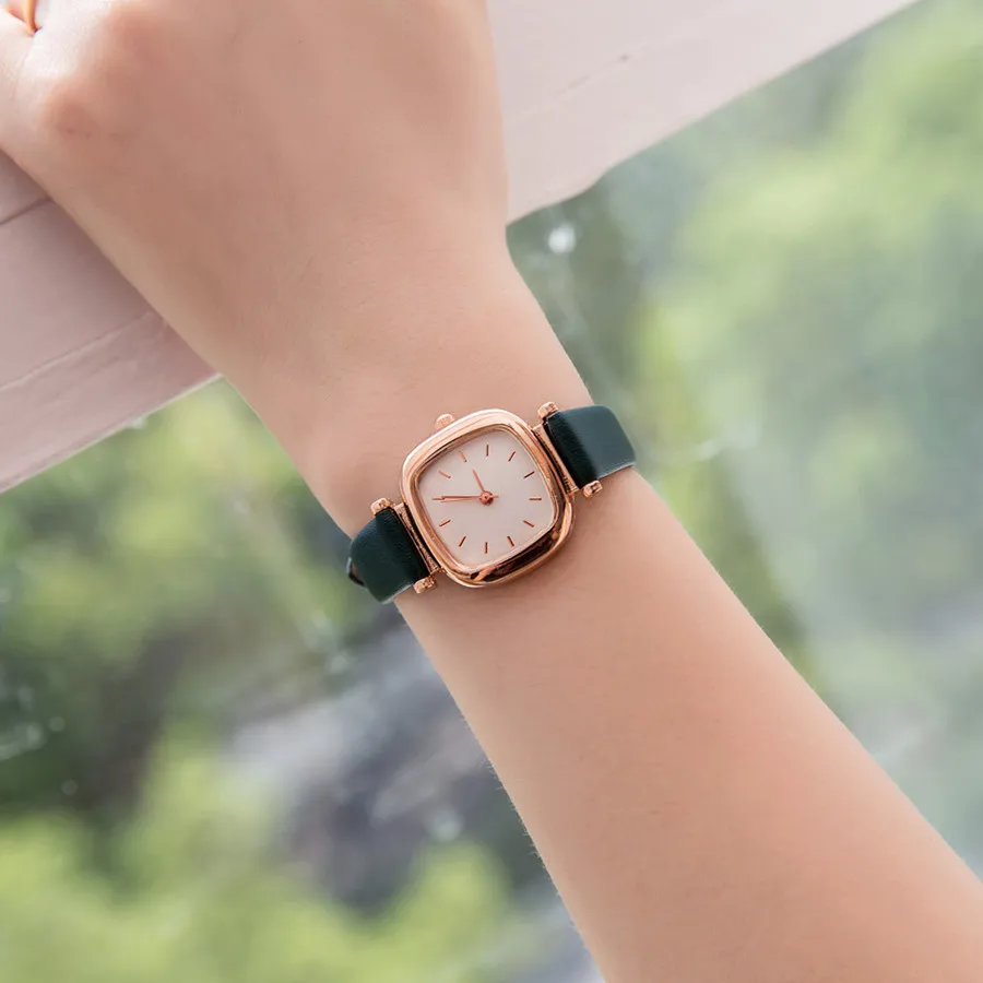 Винтажные женские наручные часы роскошные брендовые элегантные Квадратные