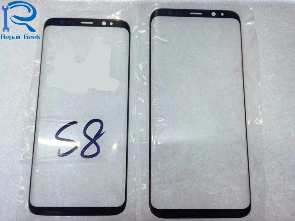 10 шт. для Samsung Galaxy S8 G950 Plus G955 + передняя внешняя стеклянная линза сенсорная панель