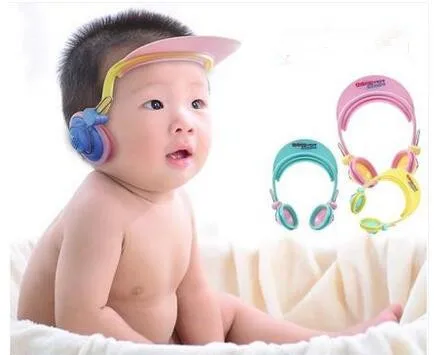 Baby Shower Кепки для детей всех возрастов шапочки ванной душа голову козырек воды