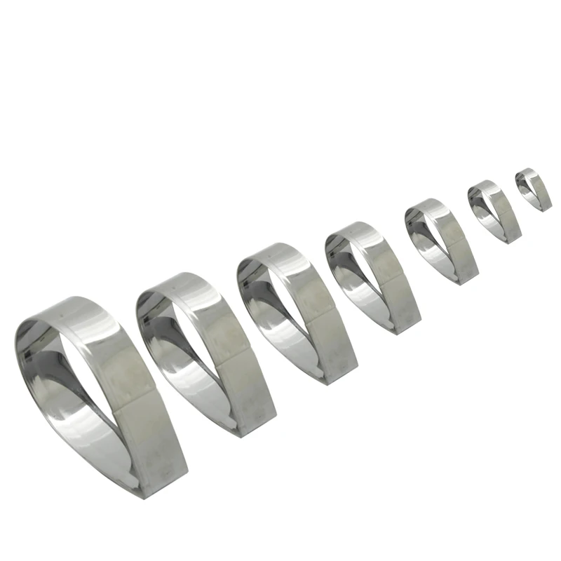 7pcs Stainless Steel Rose Petal Cookie Cutter Mold Pastry Mould Sugarcraft Cake Decorating Useful Baking Tool | Дом и сад