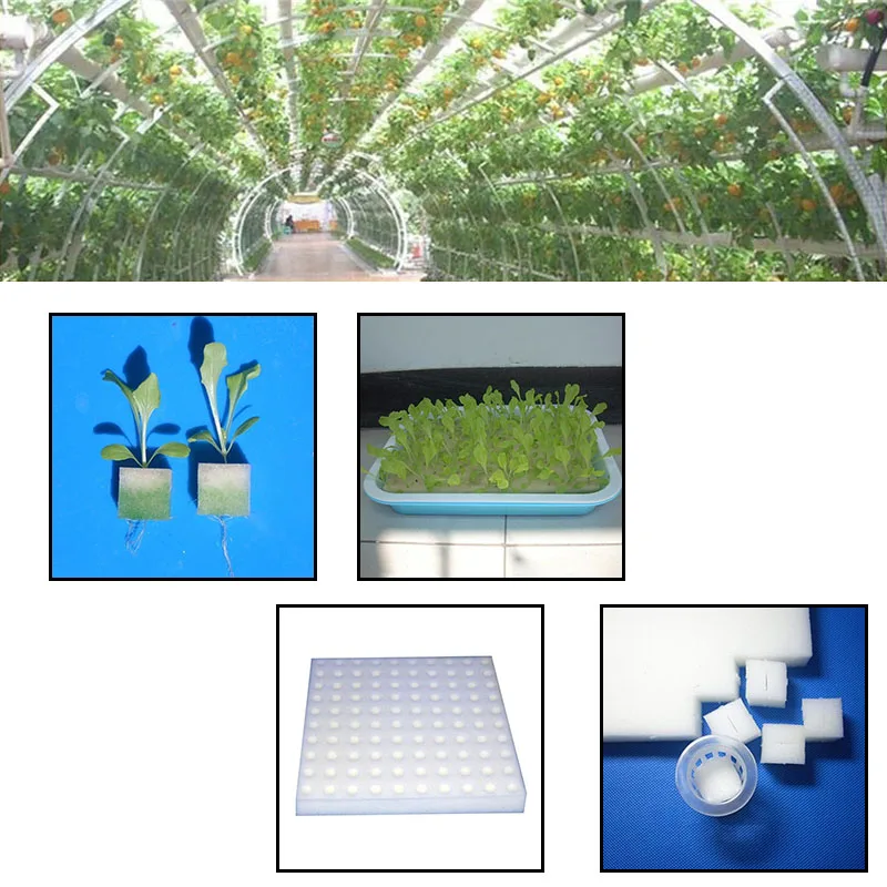 100 шт Soilless Гидропонные овощи питомник горшки губка культура система посадки воды