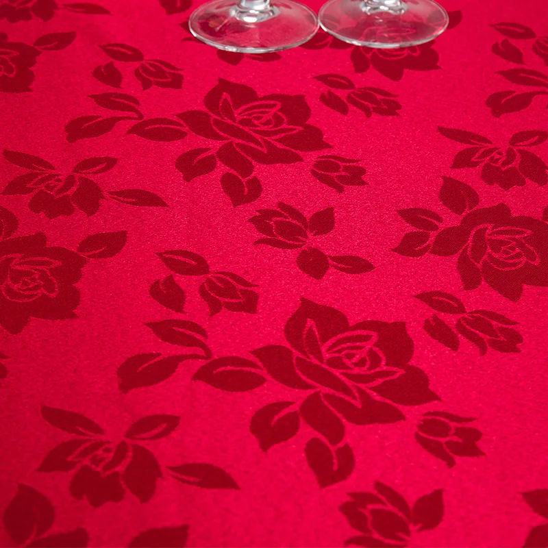 Europe Stle Tablecloths Multi-function Camellia Flower Pattern Restaurant Banquet Table Cloth Round Rectangular | Дом и сад