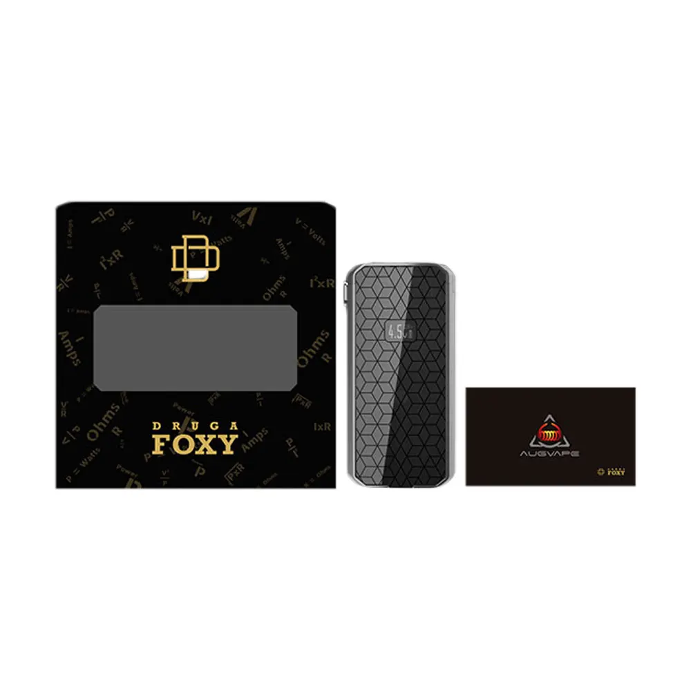 Лидер продаж боксмод Augvape Druga Foxy макс. 150 Вт без аккумулятора 18650 с OLED дисплеем вейп