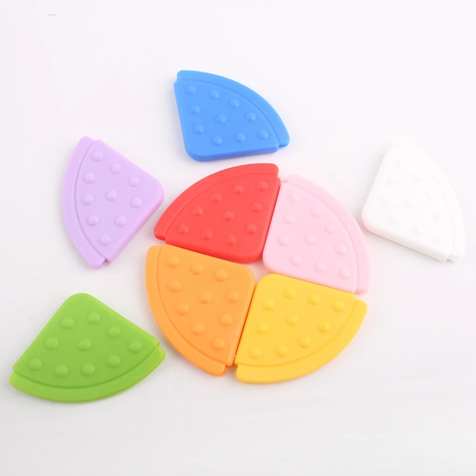 Bite Bites 5PC Bibs Accessories Baby Corner Teether BPA Free Safe And Natural Solid Color | Мать и ребенок