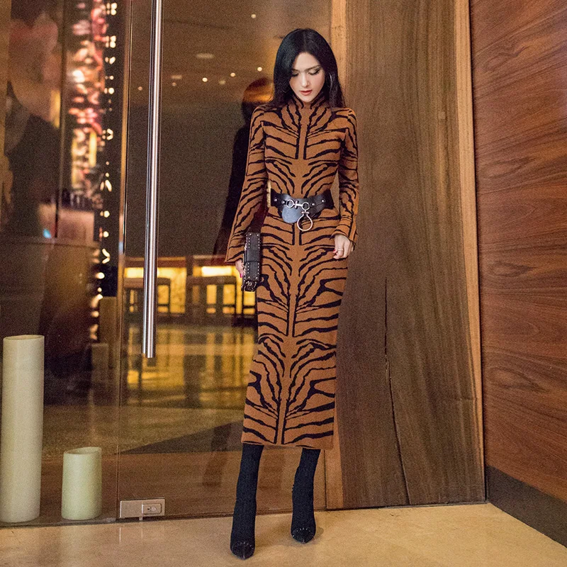 Dress Women Real Spandex Viscose Lanon Vestido De Festa Zanzea 2018 New Fashion Temperament Hip Long Knit Female Sexy | Женская одежда