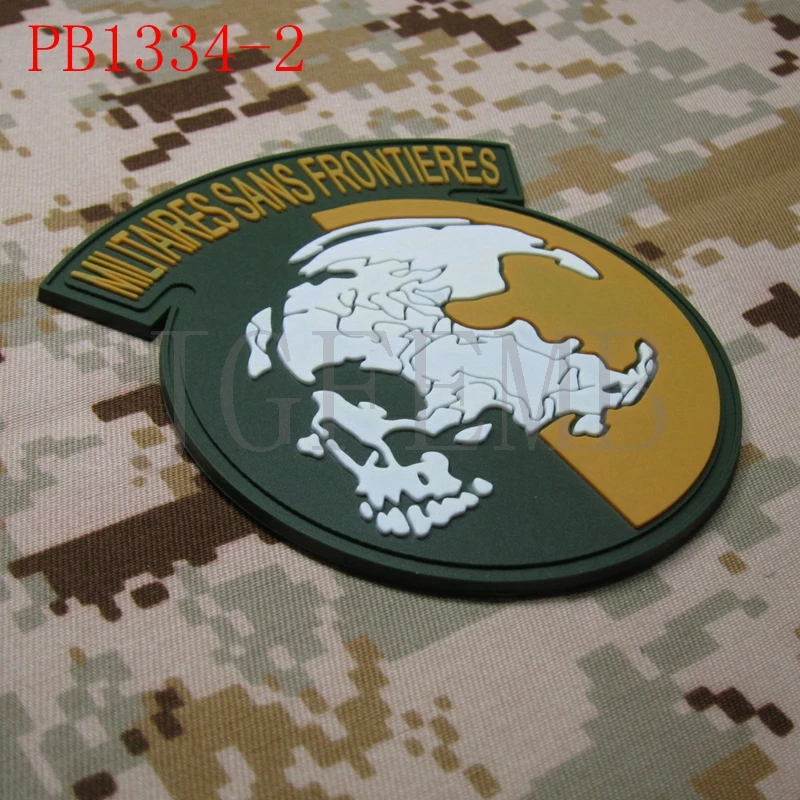 MGS Miltanires Sans Frontieres 3D ПВХ патч