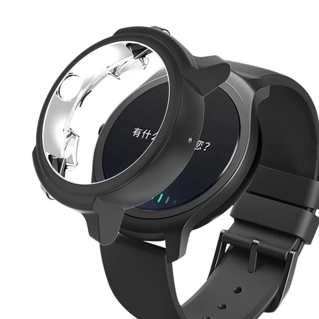 Ультра-тонкий мягкий ТПУ защитный силиконовый чехол для Ticwatch E смарт-часы носимые против царапин Аксессуары#605