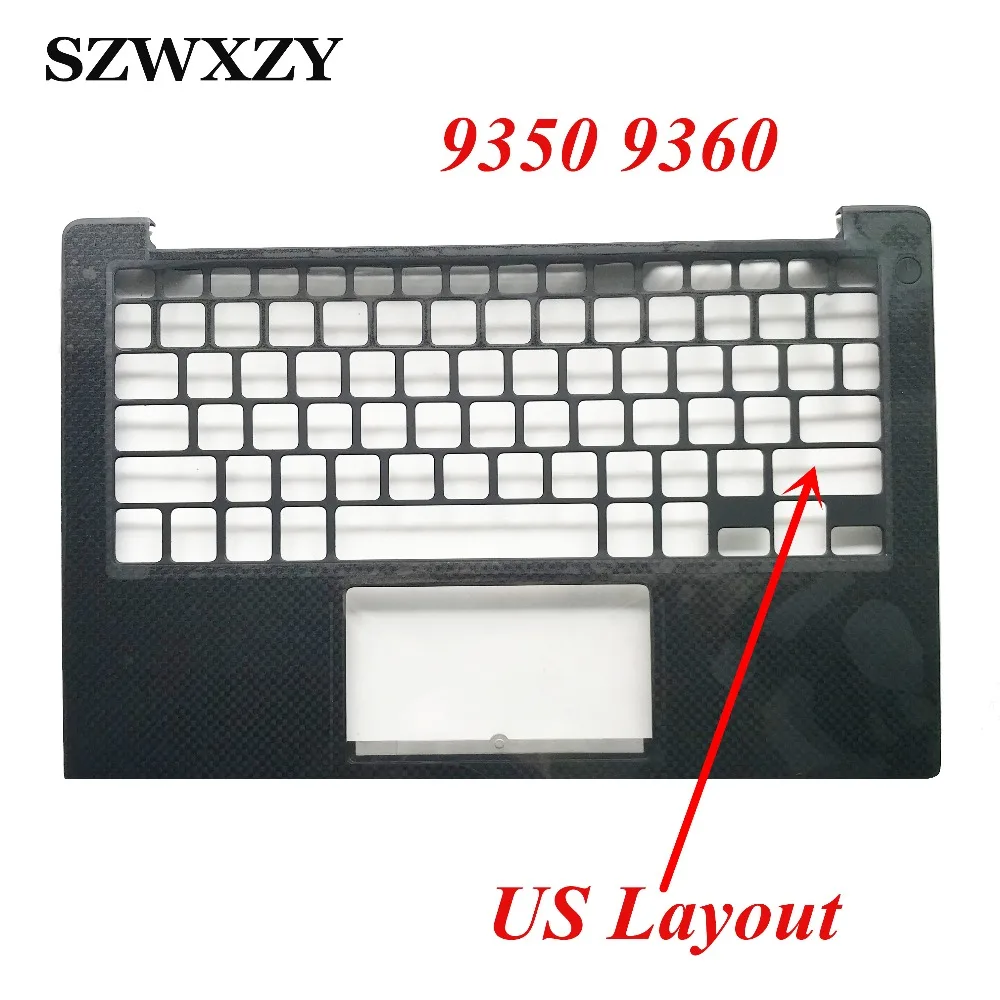Новая Подлинная для DELL XPS 13 9350 9360 ноутбук подставка рук Топ чехол Клавиатура США