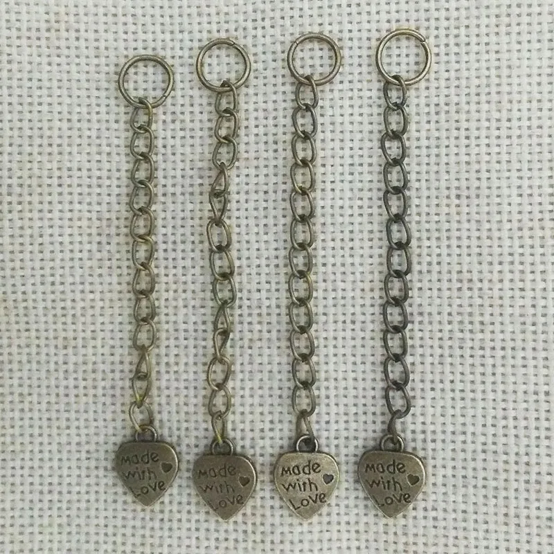 Удлиненные удлинительные цепочки на цепочке металлические с цепочками подвески