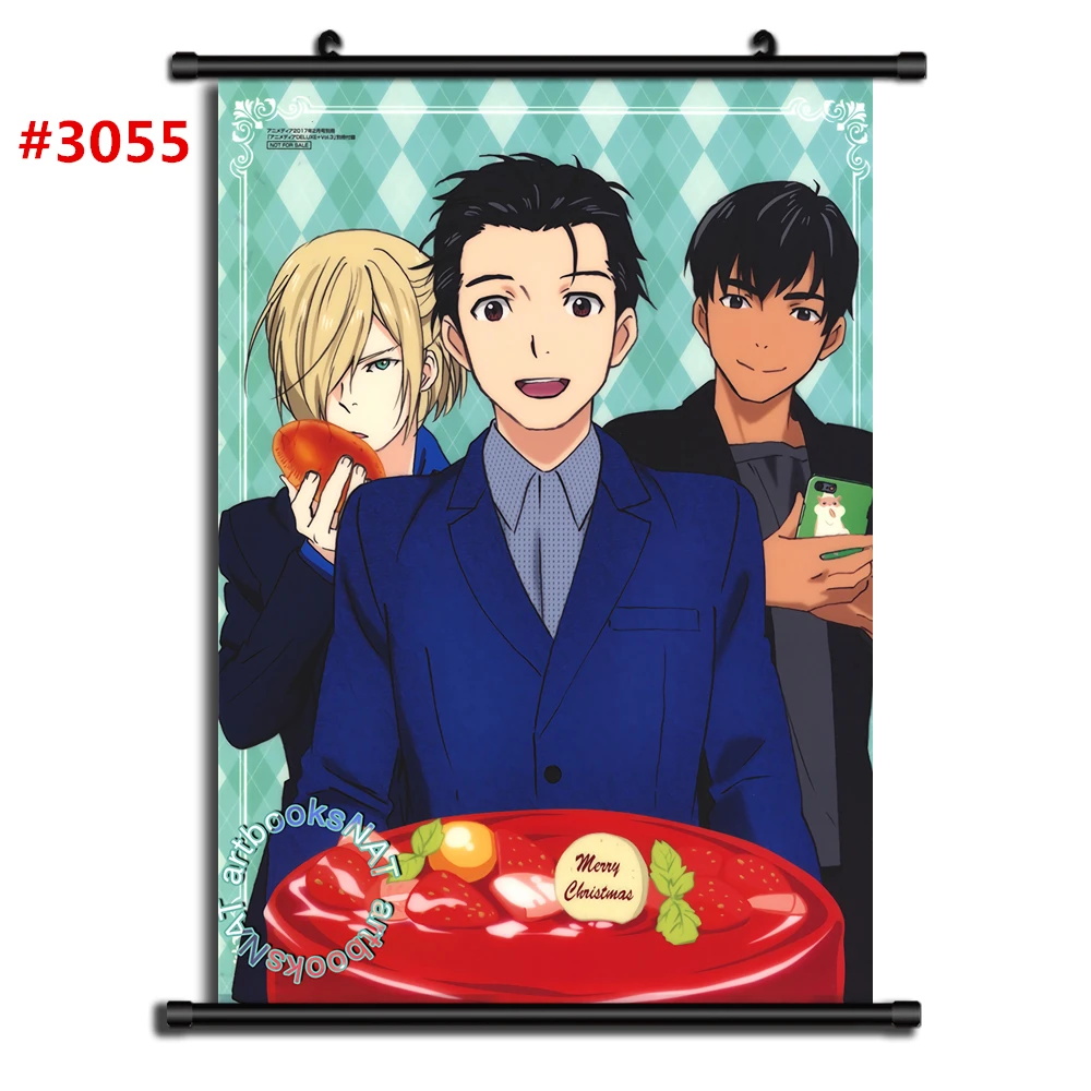 3055 Yuri On Ice Аниме Манга настенный плакат свиток EF - Цвет: 3055