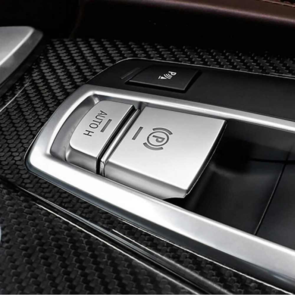 Автомобиль выключатель стояночного тормоза P кнопку ABS Abss Chrome Обложка для BMW F10 F07