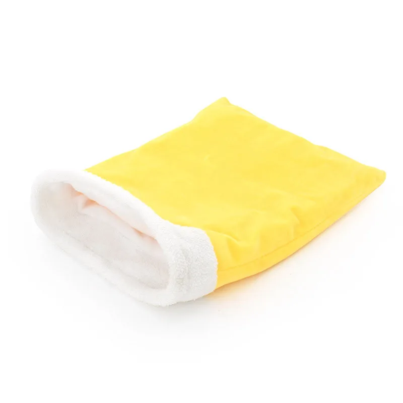 Спальный мешок для кошек и собак удобная теплая зимняя подушка в виде гнезда