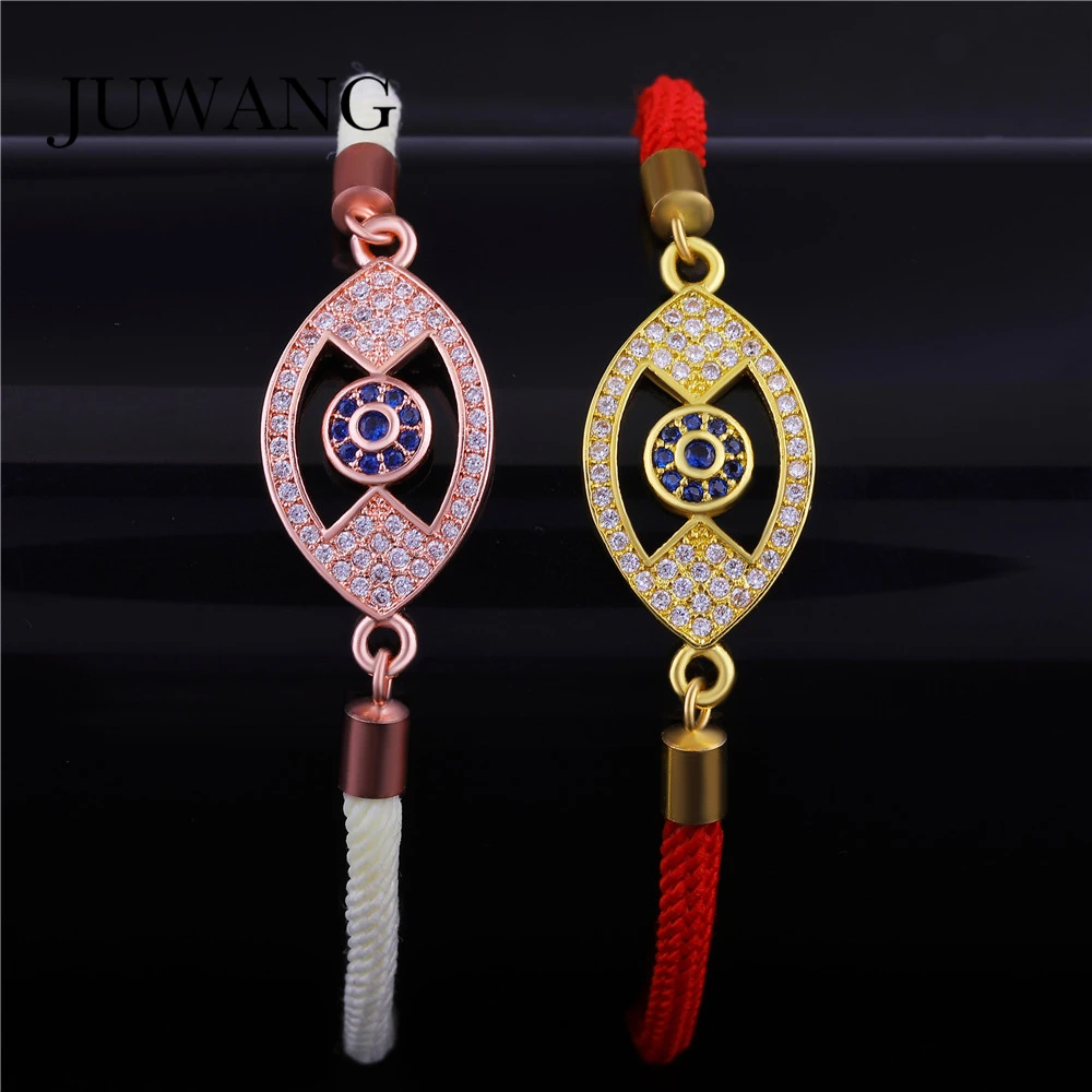 JUWANG Ali Moda счастливый красный/черный веревочный браслет для женщин и мужчин