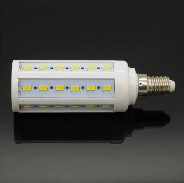 Оптовая продажа 5 шт./лот 10 Вт E27 E14 5630 SMD 42LED 110 В 220 кукурузная лампа крутое/теплое