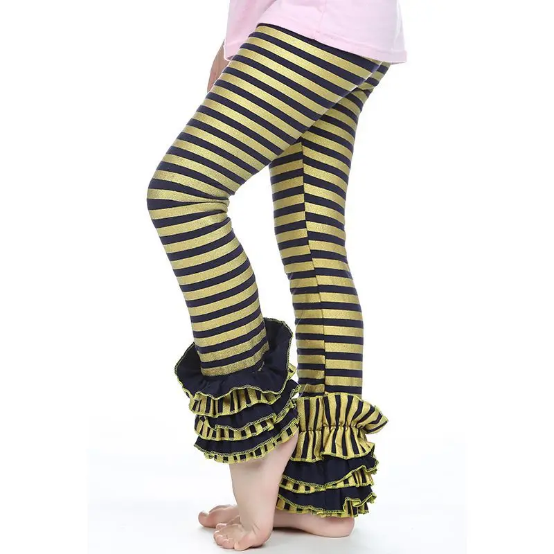 Оптовая продажа 10 шт./лот колготки для девочек мятно золотого цвета в горошек с