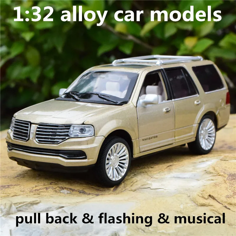 Автомобильные модели из 1:32 сплава Линкольн игрушка навигатор металлические diecasts