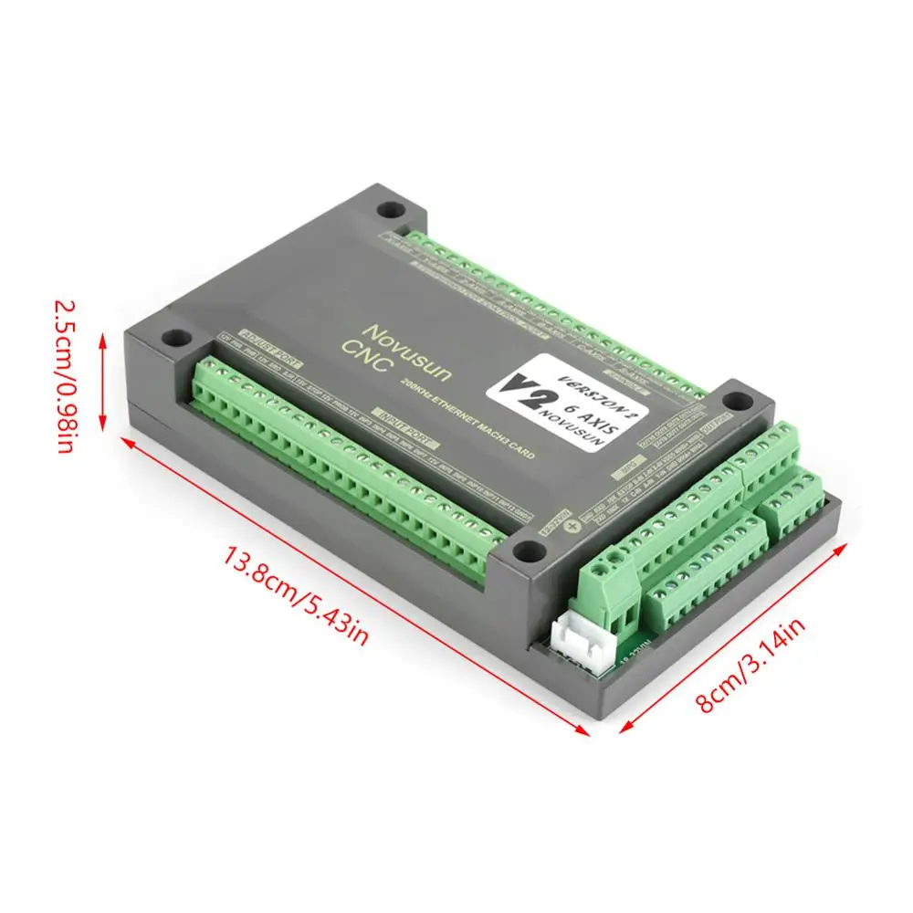 Плата управления движением для MACH3 Ethernet интерфейса 1 шт. NVEM CNC Control ler 6 Axis