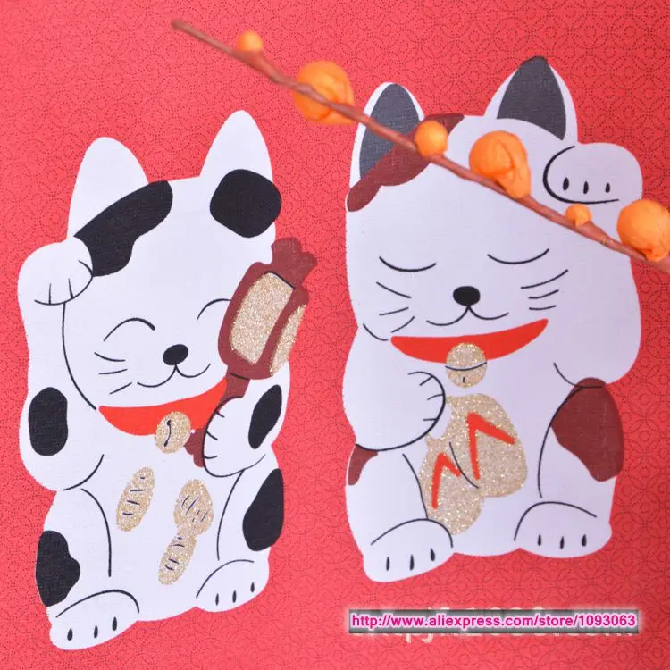 Классическая дверная занавеска в Корейском стиле для счастливого кота вязаное