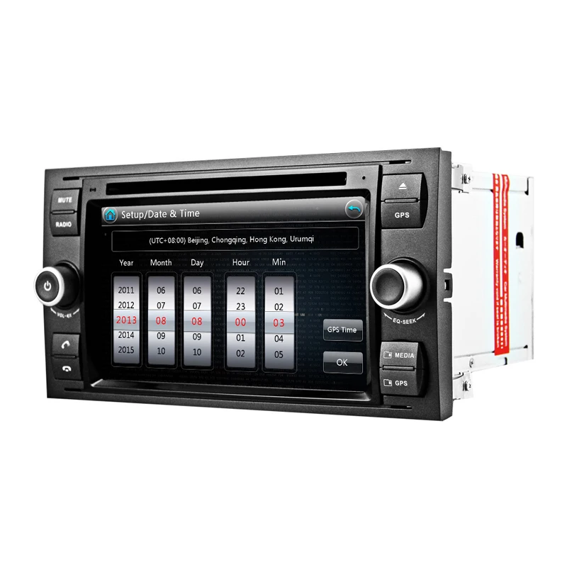 2 Din 7 Дюймов В Тире Wince Автомобильный DVD Плеер Для Ford/Mondeo/Focus/Transit/C-MAX с 3 Г GPS