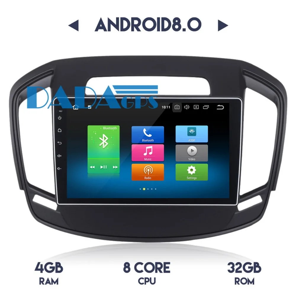 Автомагнитола 2 din Android 8 0 4 Гб ОЗУ DVD плеер для Opel Vauxhall Holden Insignia 2014 2017 стерео GPS