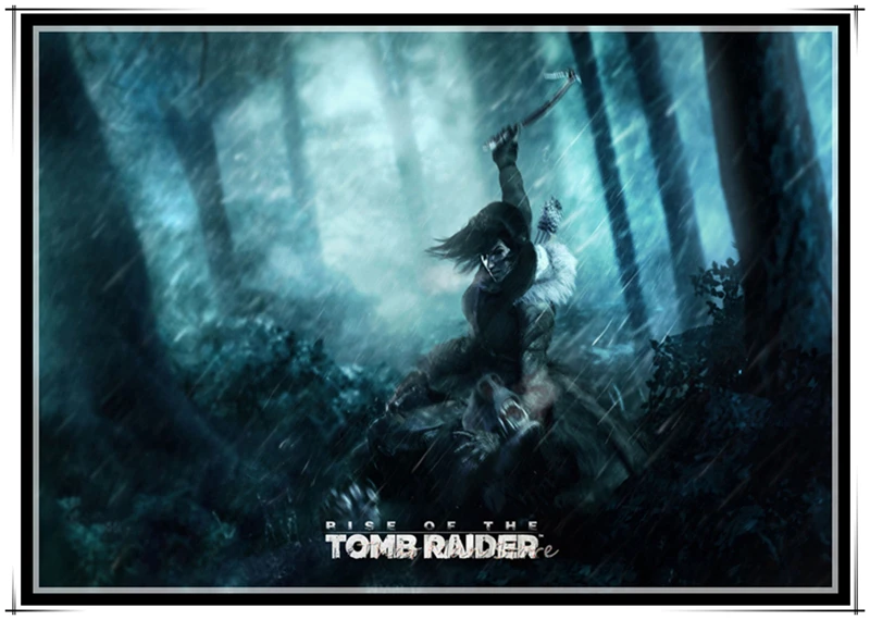 

tomb Raider Game Painting quality Home Decor Art Decor living posters wall art painting No Frame Part 1