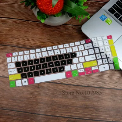 Candyblack 15 15,6 дюймов кремниевый ноутбук Защитная пленка для ноутбука Dell Inspiron 15 5584 5586 клавиатура обложка записной книжки i5584-7063SLV 7590 7591 - Цвет: Candyblack