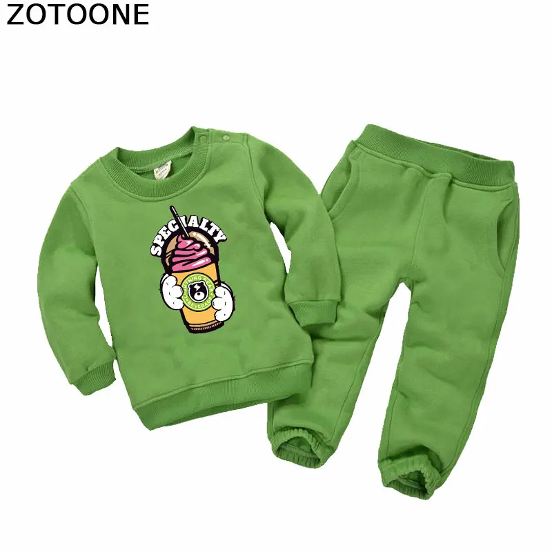 Термоклейкие нашивки ZOTOONE с рисунком попкорна-колы термоклейкие для одежды